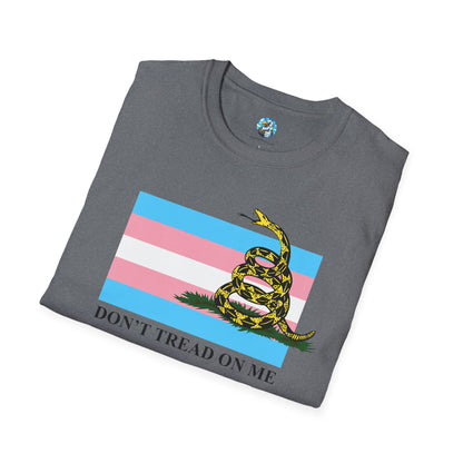 Trans Pride Flag - Don't Tread On Me - T-Shirt