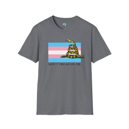 Trans Pride Flag - Don't Tread On Me - T-Shirt