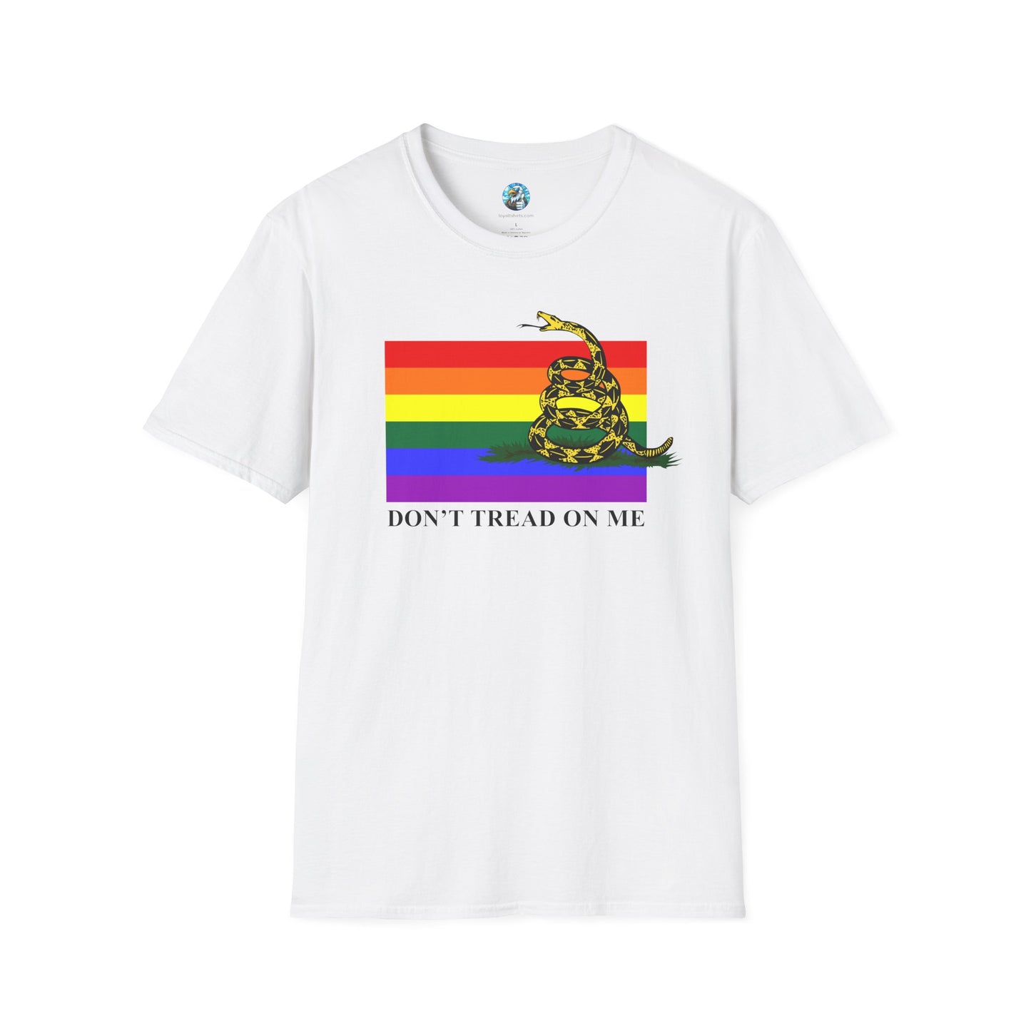 Pride Flag - Don't Tread On Me - T-Shirt