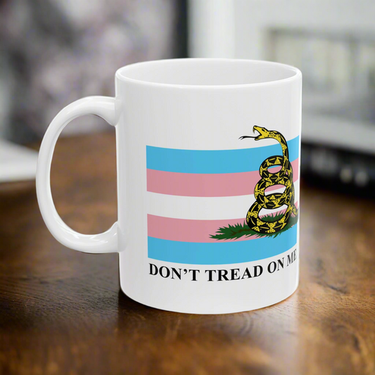 Trans Pride - Don't Tread On Me - Mug (11oz, 15oz)