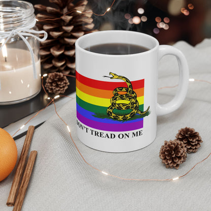 Pride Flag - Don't Tread On Me - Mug (11oz, 15oz)