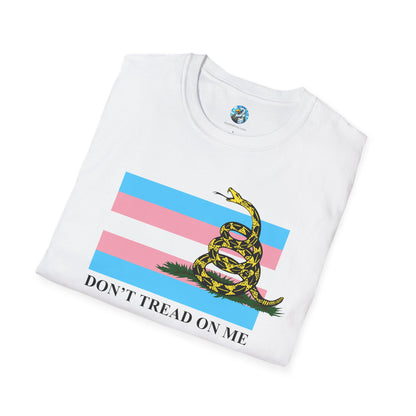 Trans Pride Flag - Don't Tread On Me - T-Shirt