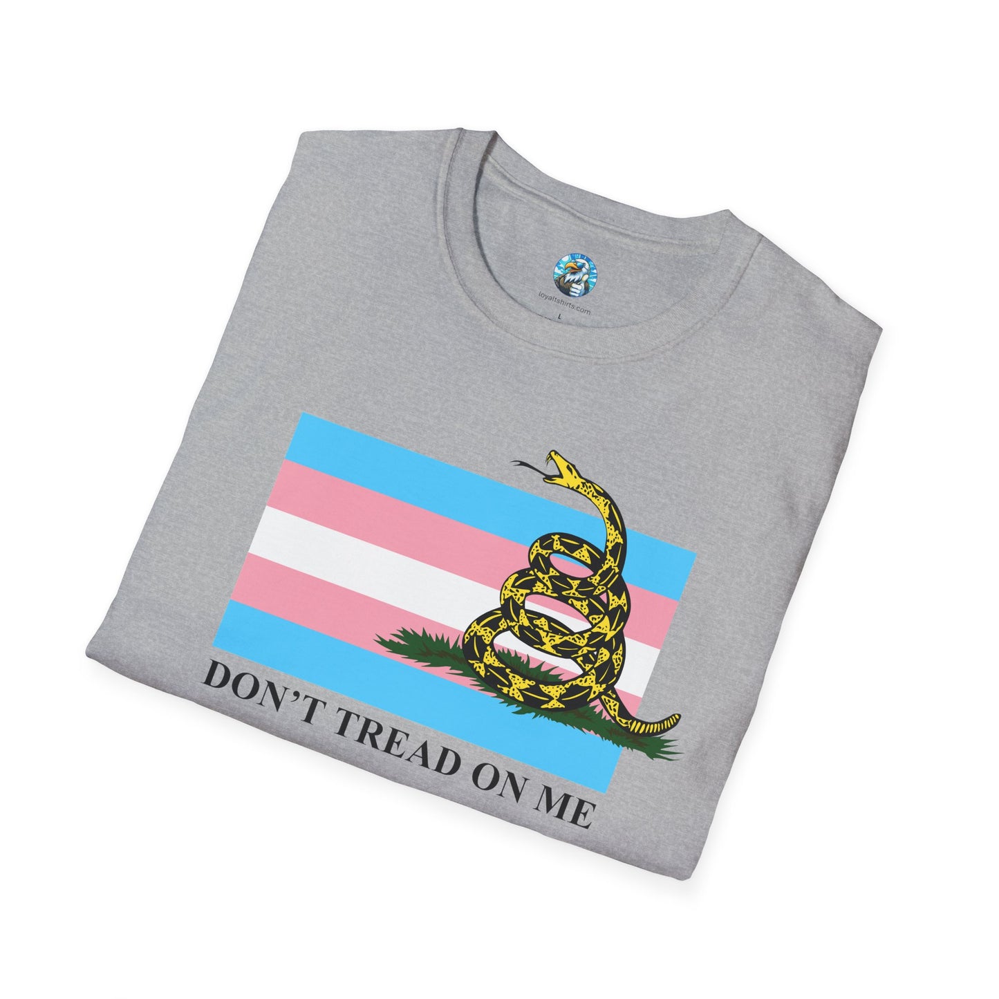 Trans Pride Flag - Don't Tread On Me - T-Shirt