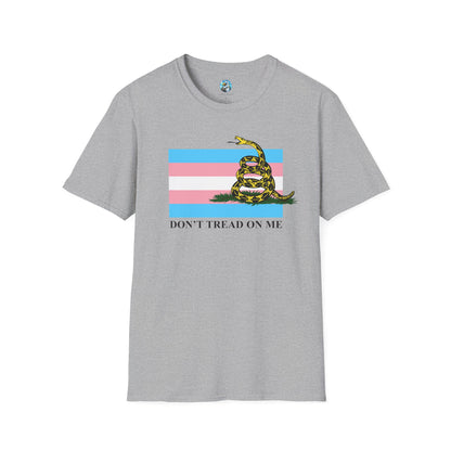 Trans Pride Flag - Don't Tread On Me - T-Shirt