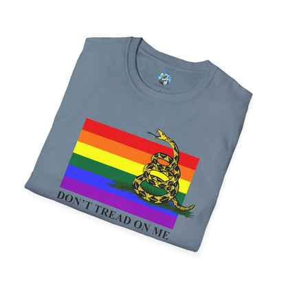 Pride Flag - Don't Tread On Me - T-Shirt