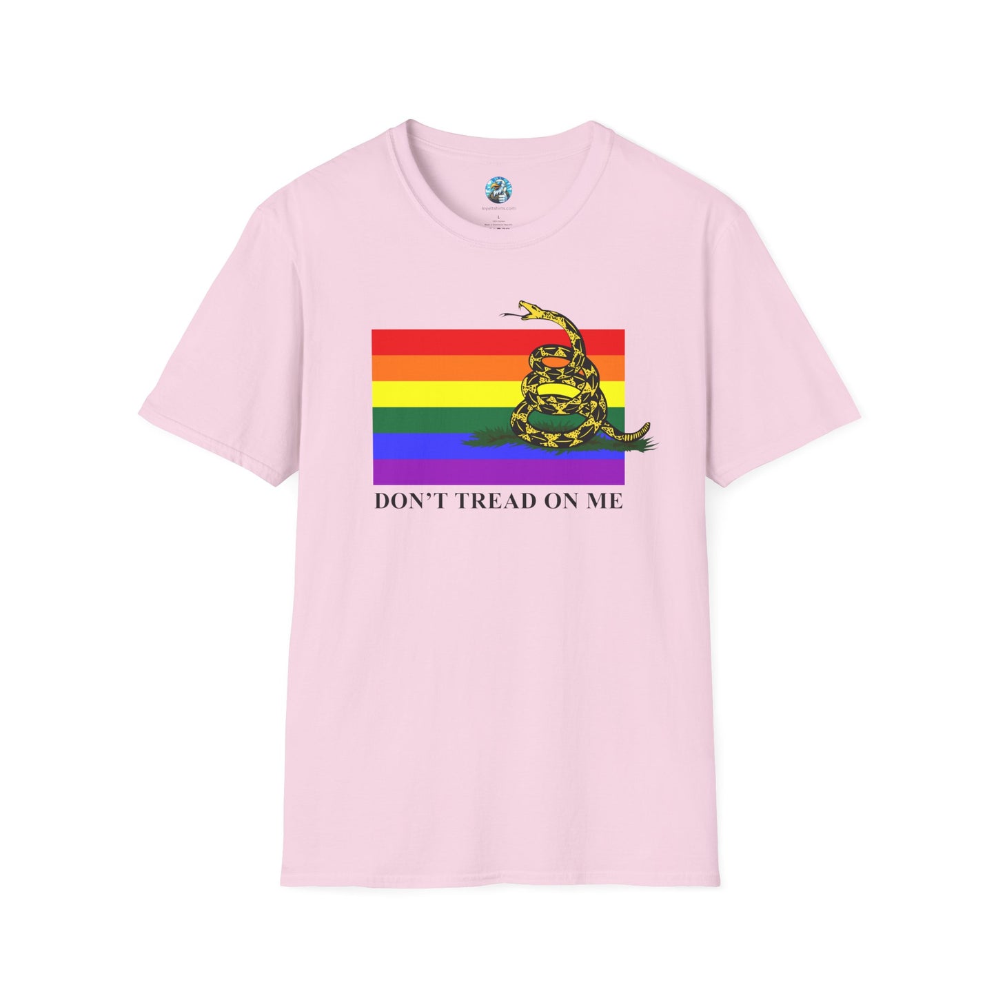 Pride Flag - Don't Tread On Me - T-Shirt