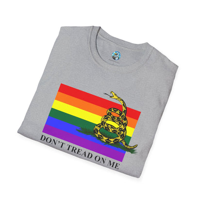 Pride Flag - Don't Tread On Me - T-Shirt