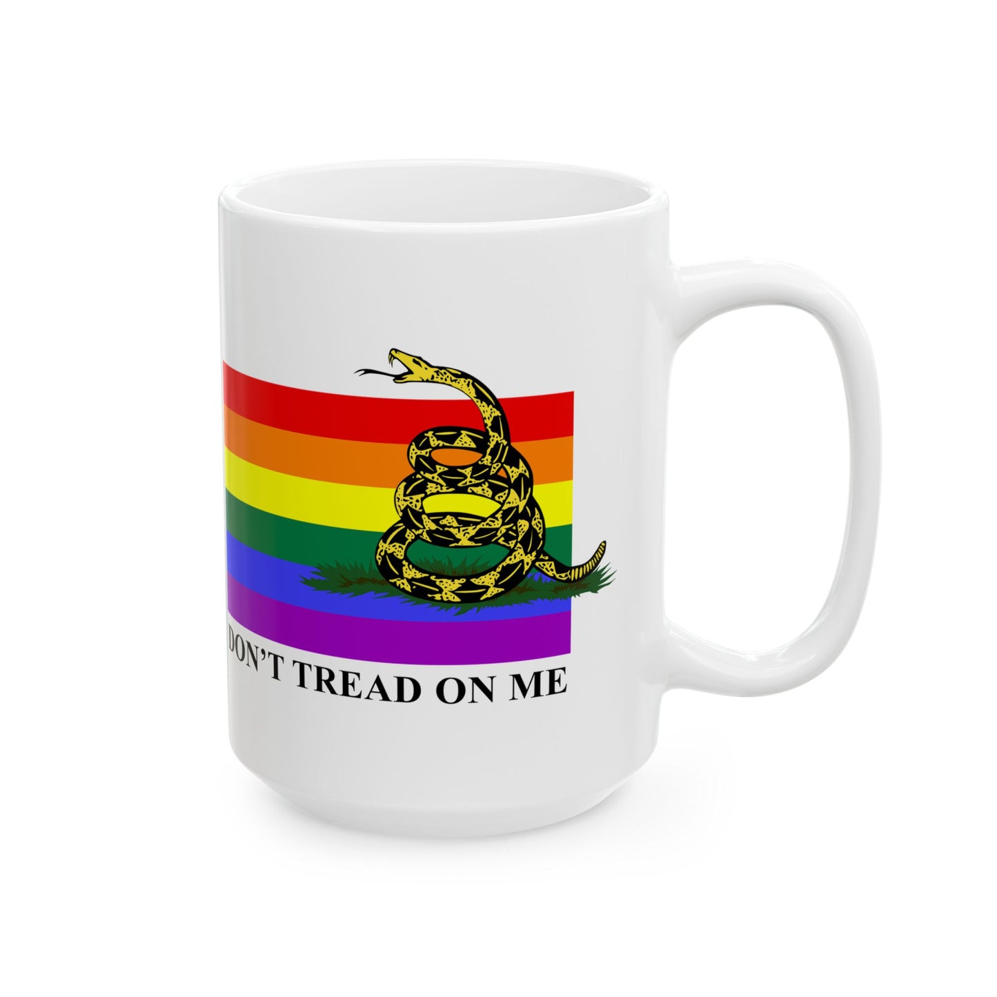 Pride Flag - Don't Tread On Me - Mug (11oz, 15oz)