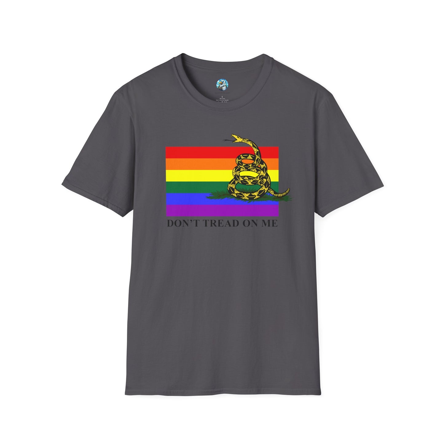 Pride Flag - Don't Tread On Me - T-Shirt