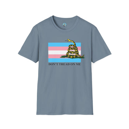 Trans Pride Flag - Don't Tread On Me - T-Shirt