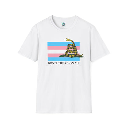 Trans Pride Flag - Don't Tread On Me - T-Shirt