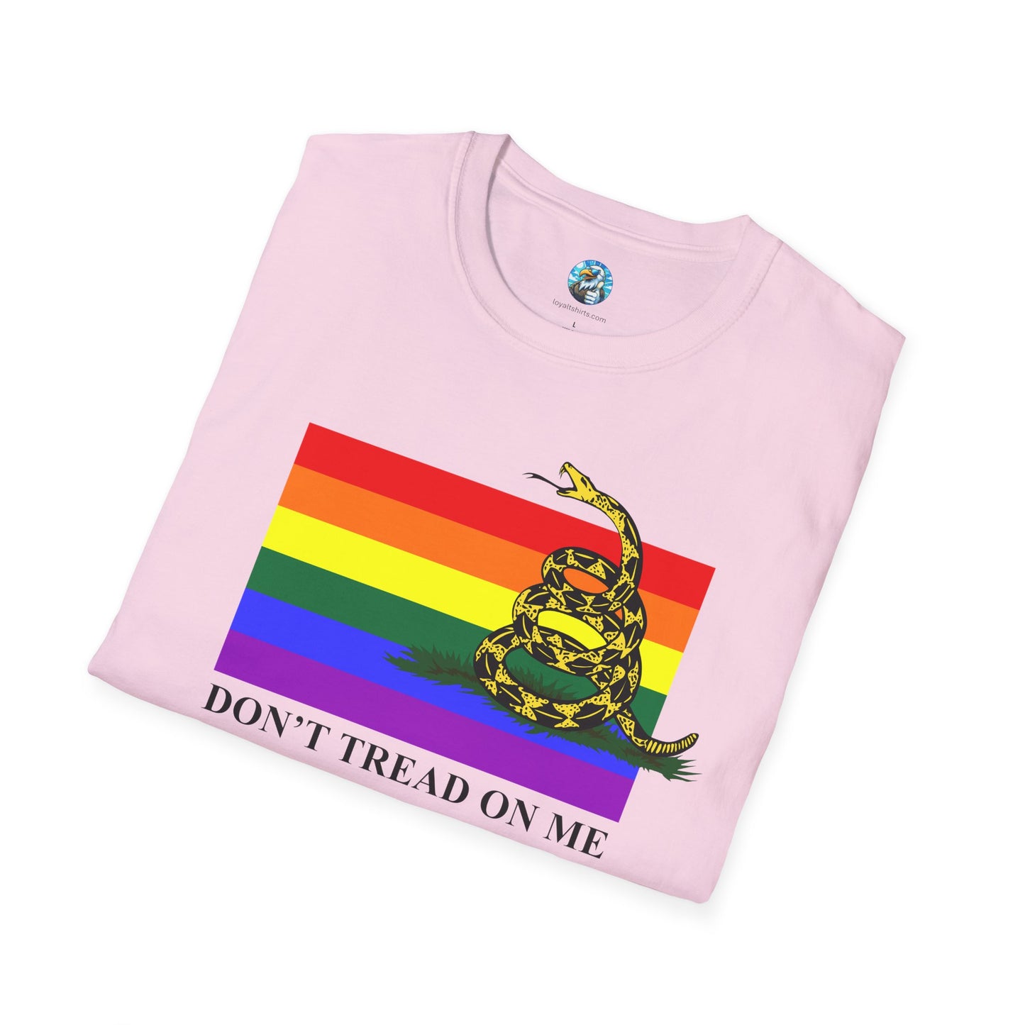 Pride Flag - Don't Tread On Me - T-Shirt