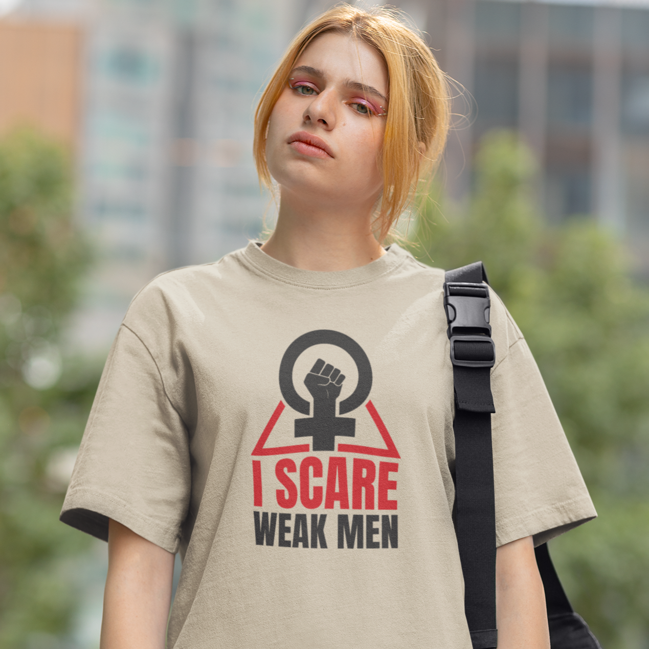 I Scare Weak Men T-Shirt